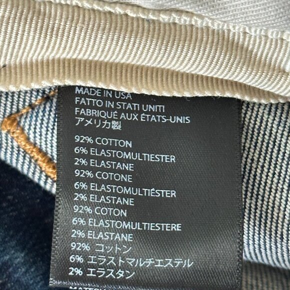 Amiri Deep Classic Slash Distressed Jeans - Picture 4 of 5